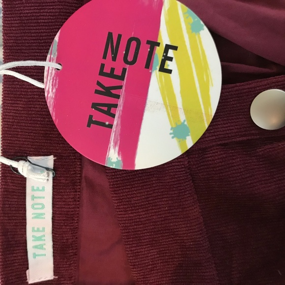 Take Note Corduroy Button Skirt (Junees) - Picture 5 of 7